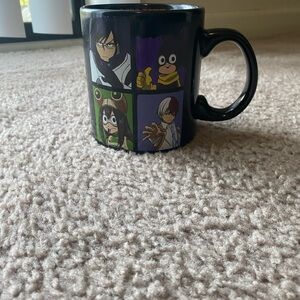 Black Anime Character Mug